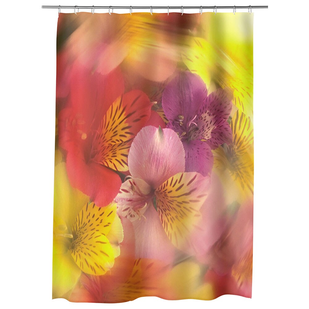 Perdea Dus, Cada, pentru Baie, Heartwork, Vartej de culori, Model Multicolor, Decoratiuni Baie, 150 x 200 cm
