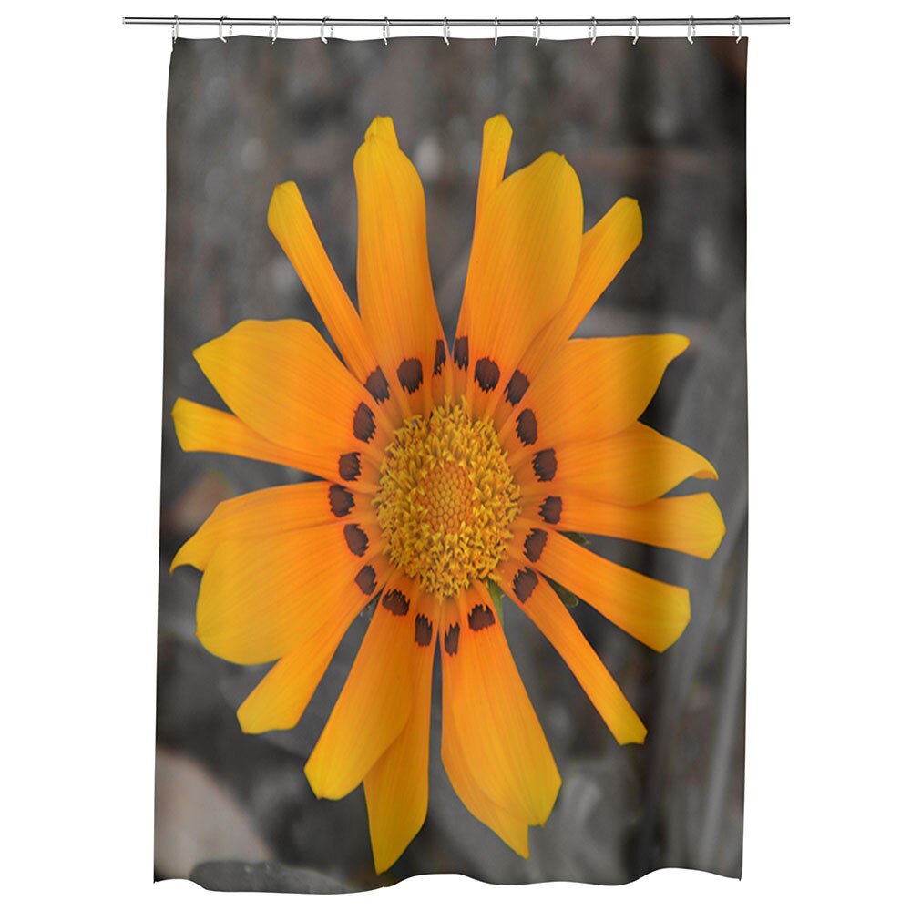 Perdea Dus, Cada, pentru Baie, Heartwork, Floare a soarelui, Model Multicolor, Decoratiuni Baie, 150 x 200 cm