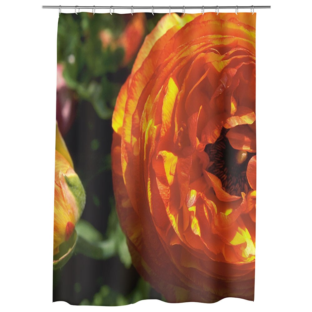 Perdea Dus, Cada, pentru Baie, Heartwork, Flori speciale, Model Multicolor, Decoratiuni Baie, 150 x 200 cm