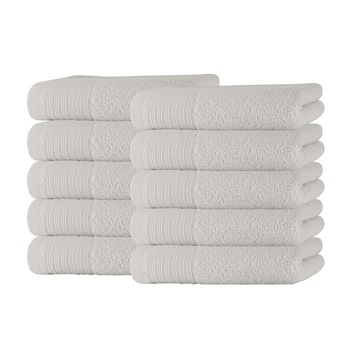 Set 10 prosoape maini Classic Collection, 100% bumbac, 30 x 50 cm, Alb Set 10 prosoape maini Classic Collection, 100% bumbac, 30 x 50 cm, Alb