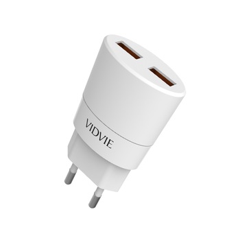 Incarcator retea Fast Charger cu 2 porturi USB, 5V-2.1A, + cablu USB Type-C Incarcator retea Fast Charger cu 2 porturi USB, 5V-2.1A, + cablu USB Type-C