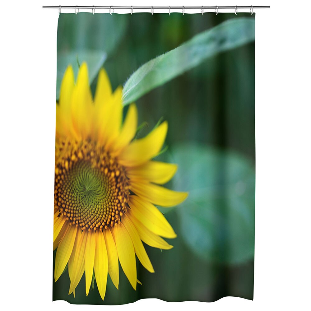 Perdea Dus, Cada, pentru Baie, Heartwork, Pui de floricica soarelui, Model Multicolor, Decoratiuni Baie, 150 x 200 cm