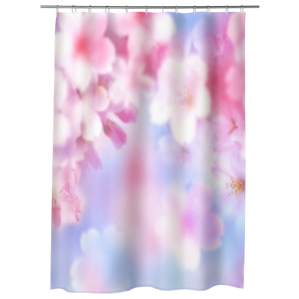 Perdea Dus, Cada, pentru Baie, Heartwork, Proaspat inflorite, Model Multicolor, Decoratiuni Baie, 150 x 200 cm