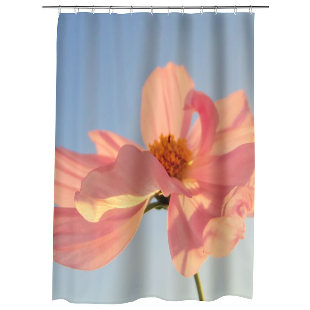 Perdea Dus, Cada, pentru Baie, Heartwork, Petale in vant, Model Multicolor, Decoratiuni Baie, 150 x 200 cm
