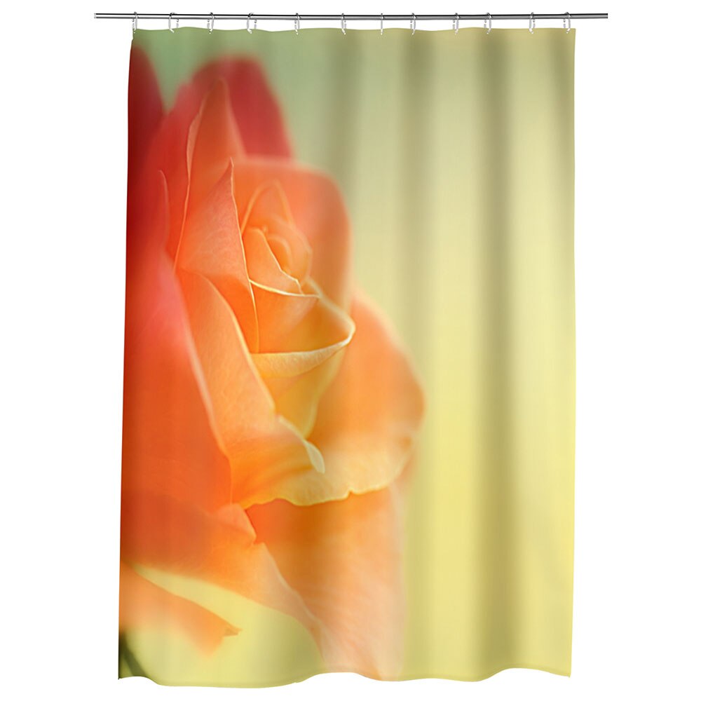 Perdea Dus, Cada, pentru Baie, Heartwork, Trandafir visator, Model Multicolor, Decoratiuni Baie, 150 x 200 cm