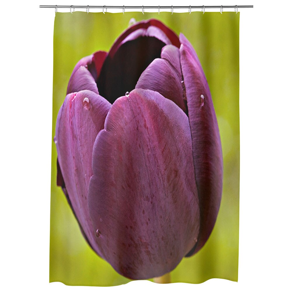 Perdea Dus, Cada, pentru Baie, Heartwork, O lalea, Model Multicolor, Decoratiuni Baie, 150 x 200 cm