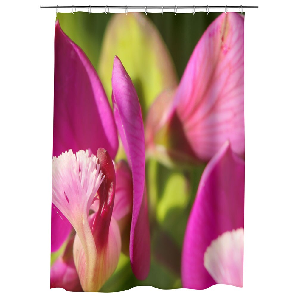 Perdea Dus, Cada, pentru Baie, Heartwork, Flori in lumina soarelui, Model Multicolor, Decoratiuni Baie, 150 x 200 cm