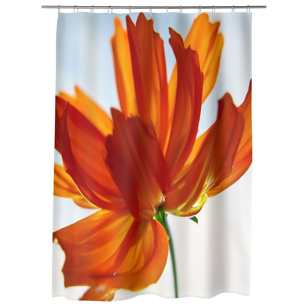 Perdea Dus, Cada, pentru Baie, Heartwork, Floare in lumina soarelui, Model Multicolor, Decoratiuni Baie, 150 x 200 cm