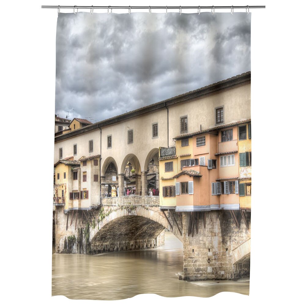 Perdea Dus, Cada, pentru Baie, Heartwork, florenta Italia, Model Multicolor, Decoratiuni Baie, 150 x 200 cm