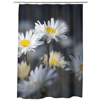 Perdea Dus, Cada, pentru Baie, Heartwork, Margarete in umbra, Model Multicolor, Decoratiuni Baie, 150 x 200 cm Perdea Dus, Cada, pentru Baie, Heartwork, Margarete in umbra, Model Multicolor, Decoratiuni Baie, 150 x 200 cm