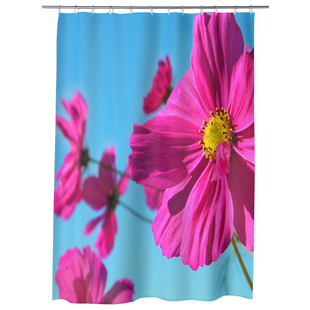 Perdea Dus, Cada, pentru Baie, Heartwork, Fericire rozalie, Model Multicolor, Decoratiuni Baie, 150 x 200 cm