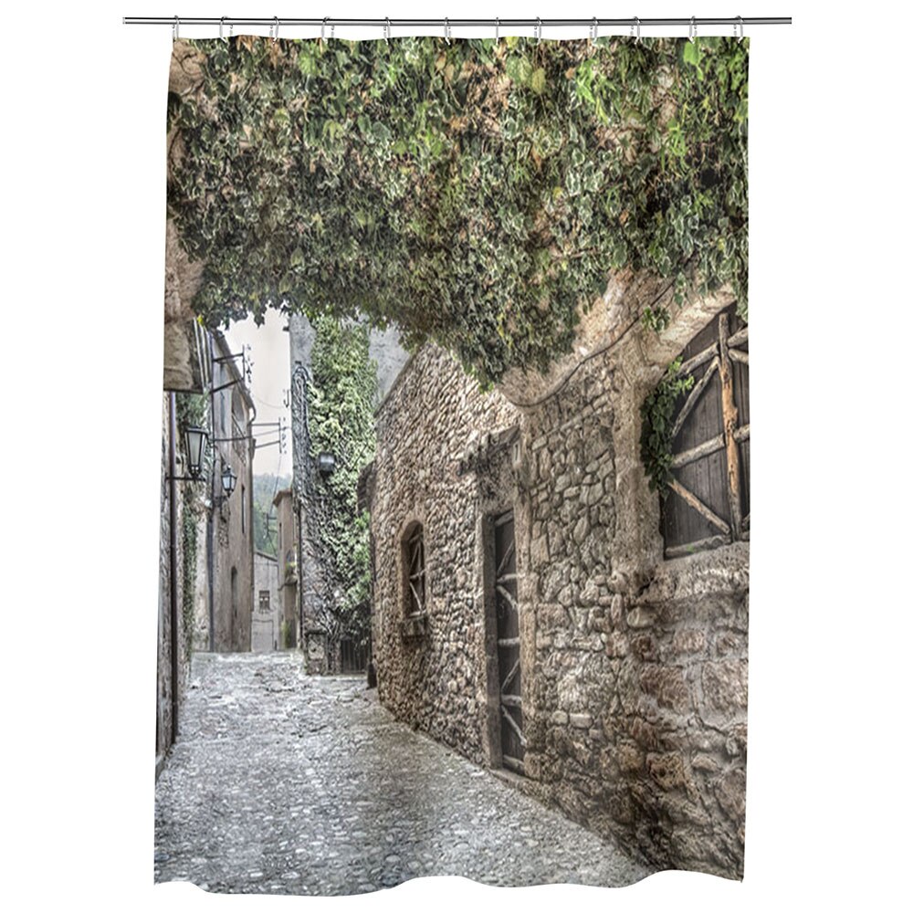 Perdea Dus, Cada, pentru Baie, Heartwork, Spania, Model Multicolor, Decoratiuni Baie, 150 x 200 cm