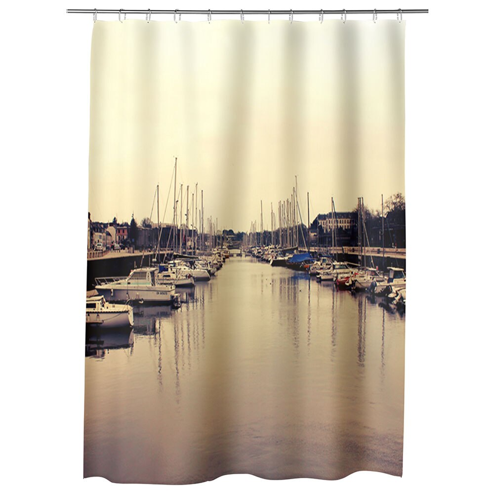 Perdea Dus, Cada, pentru Baie, Heartwork, Port, Model Multicolor, Decoratiuni Baie, 150 x 200 cm