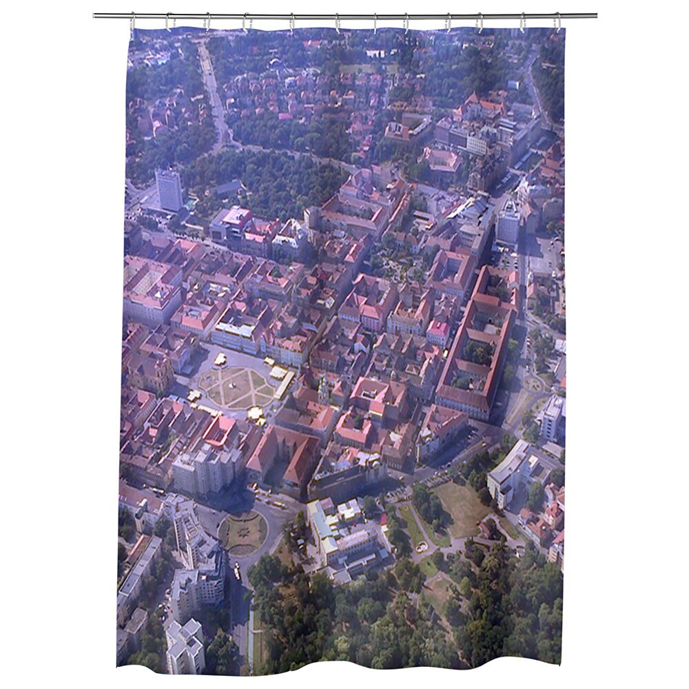 Perdea Dus, Cada, pentru Baie, Heartwork, Timisoara de sus, Model Multicolor, Decoratiuni Baie, 150 x 200 cm