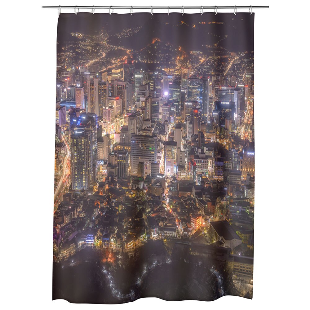Perdea Dus, Cada, pentru Baie, Heartwork, Seoul, Model Multicolor, Decoratiuni Baie, 150 x 200 cm