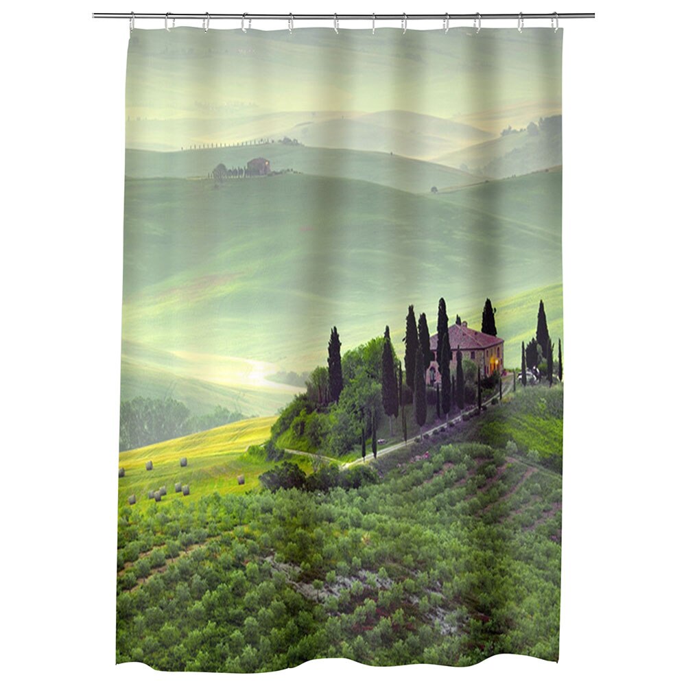 Perdea Dus, Cada, pentru Baie, Heartwork, Toscana Italia, Model Multicolor, Decoratiuni Baie, 150 x 200 cm