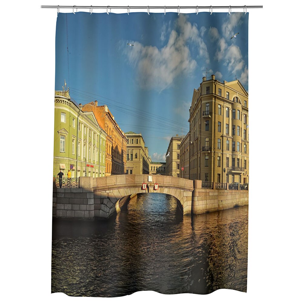 Perdea Dus, Cada, pentru Baie, Heartwork, Saint Petersburg Rusia, Model Multicolor, Decoratiuni Baie, 150 x 200 cm