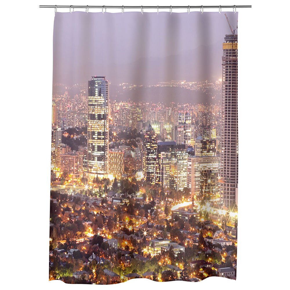 Perdea Dus, Cada, pentru Baie, Heartwork, Santiago de sus, Model Multicolor, Decoratiuni Baie, 150 x 200 cm