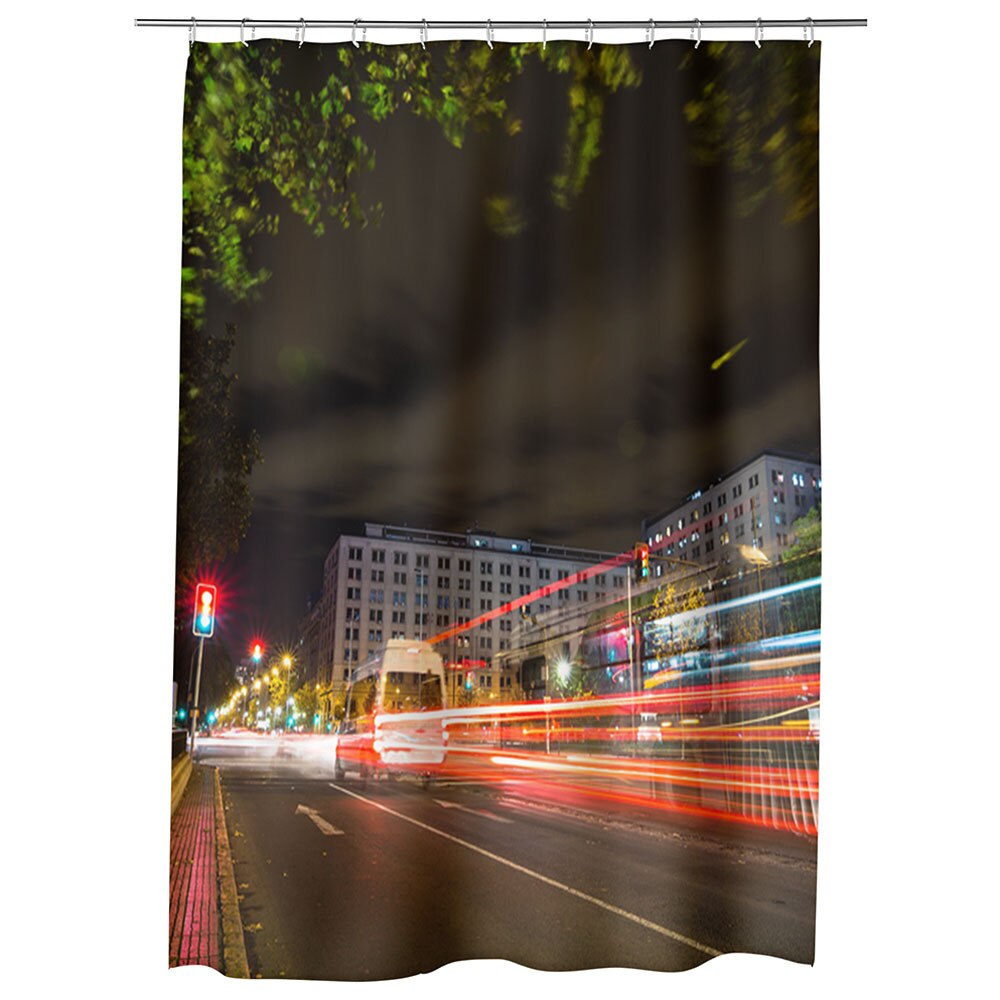 Perdea Dus, Cada, pentru Baie, Heartwork, Santiago, Model Multicolor, Decoratiuni Baie, 150 x 200 cm
