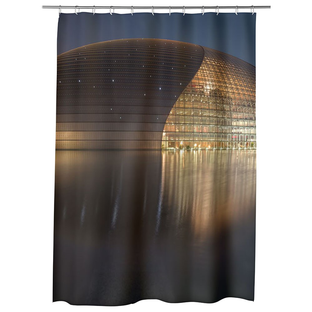 Perdea Dus, Cada, pentru Baie, Heartwork, Oul, Model Multicolor, Decoratiuni Baie, 150 x 200 cm