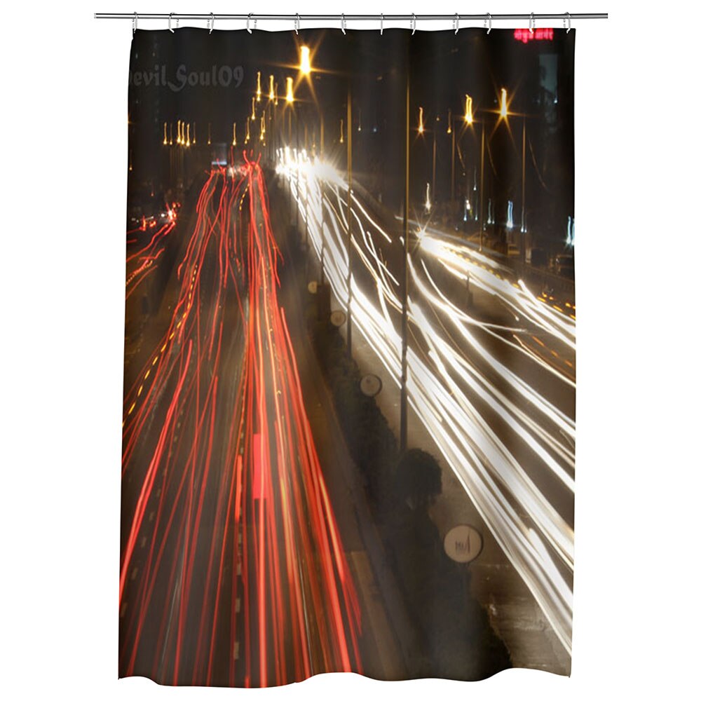 Perdea Dus, Cada, pentru Baie, Heartwork, In miscare, Model Multicolor, Decoratiuni Baie, 150 x 200 cm