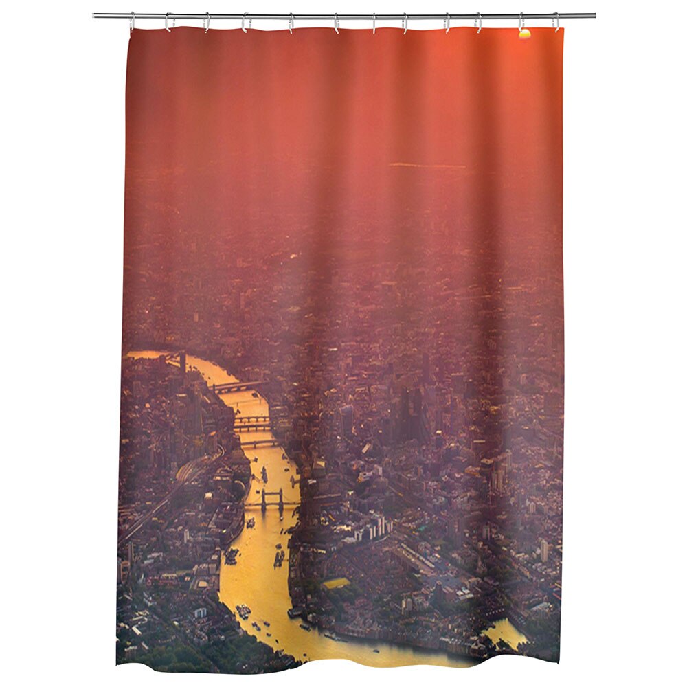 Perdea Dus, Cada, pentru Baie, Heartwork, Londra UK, Model Multicolor, Decoratiuni Baie, 150 x 200 cm