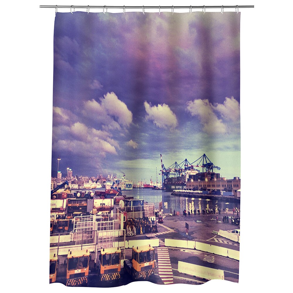 Perdea Dus, Cada, pentru Baie, Heartwork, Genova, Model Multicolor, Decoratiuni Baie, 150 x 200 cm