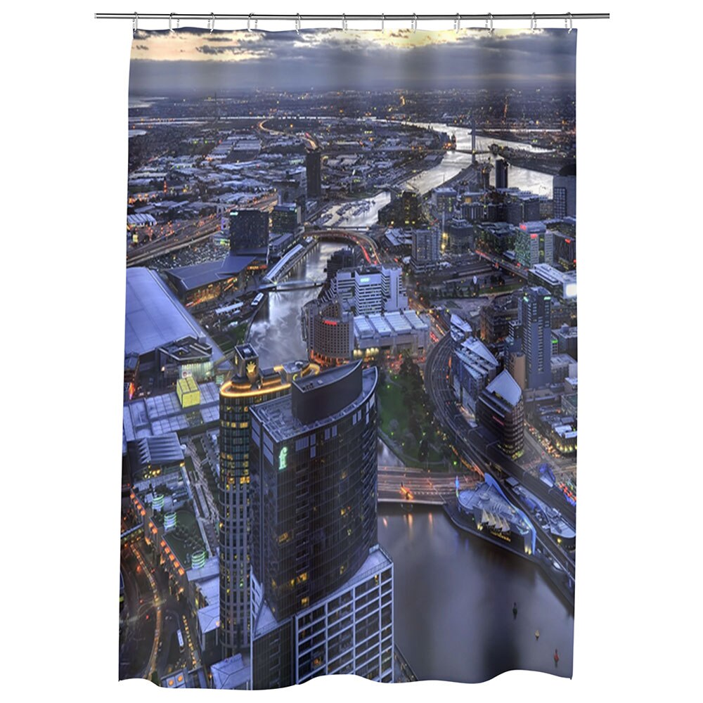 Perdea Dus, Cada, pentru Baie, Heartwork, Melbourne Australia, Model Multicolor, Decoratiuni Baie, 150 x 200 cm
