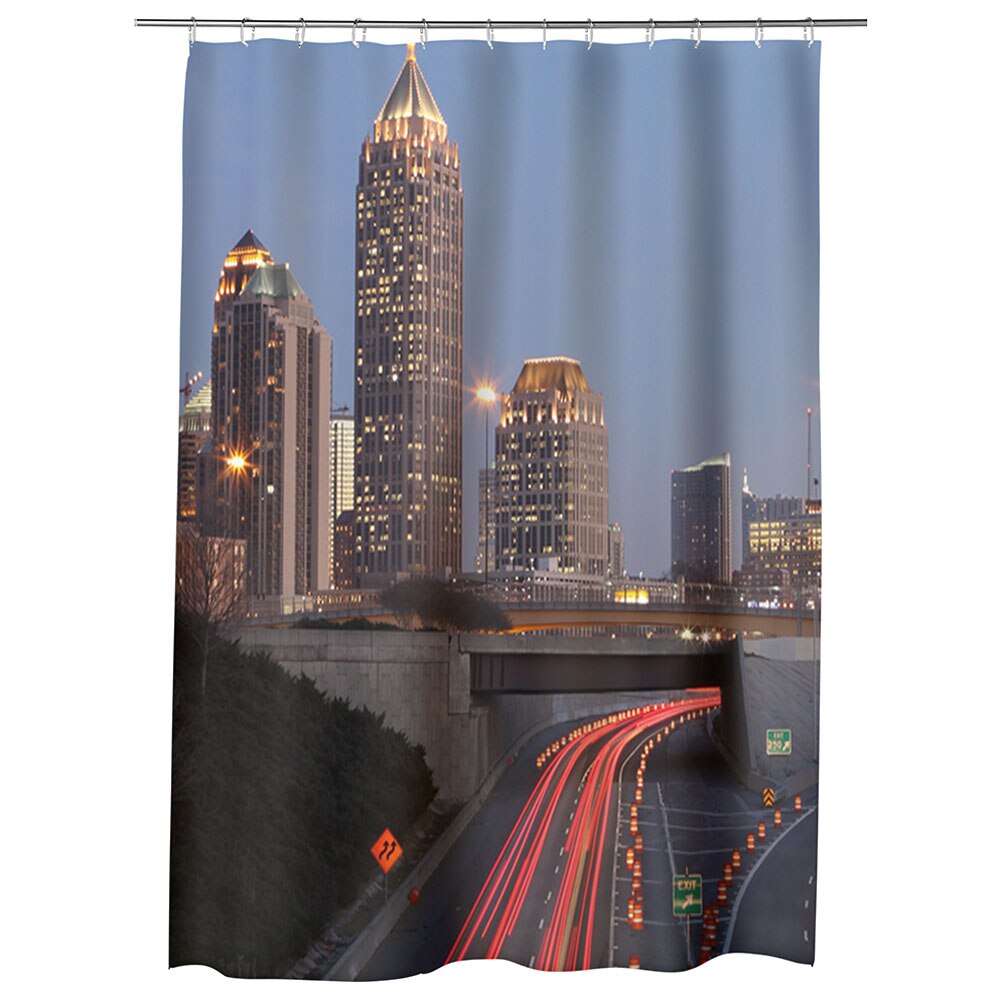 Perdea Dus, Cada, pentru Baie, Heartwork, Altanta SUA, Model Multicolor, Decoratiuni Baie, 150 x 200 cm