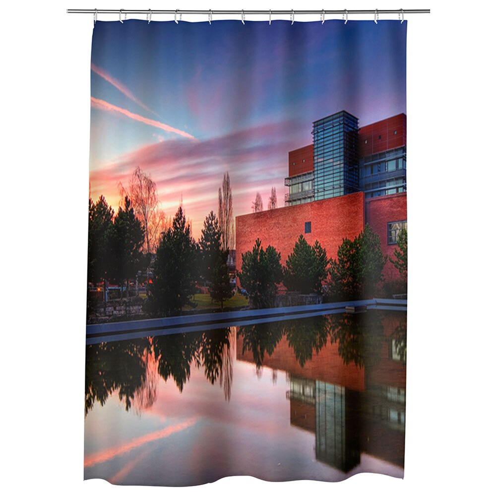 Perdea Dus, Cada, pentru Baie, Heartwork, Culori fabuloase, Model Multicolor, Decoratiuni Baie, 150 x 200 cm