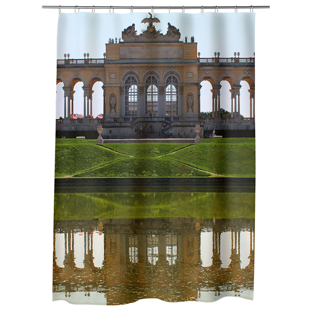 Perdea Dus, Cada, pentru Baie, Heartwork, Viena Austria, Model Multicolor, Decoratiuni Baie, 150 x 200 cm