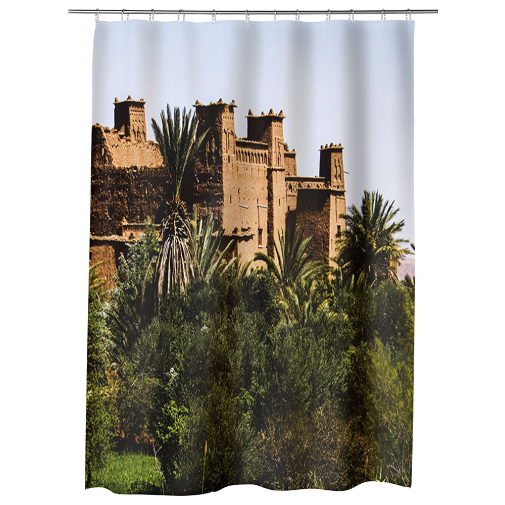 Perdea Dus, Cada, pentru Baie, Heartwork, Maroc, Model Multicolor, Decoratiuni Baie, 150 x 200 cm