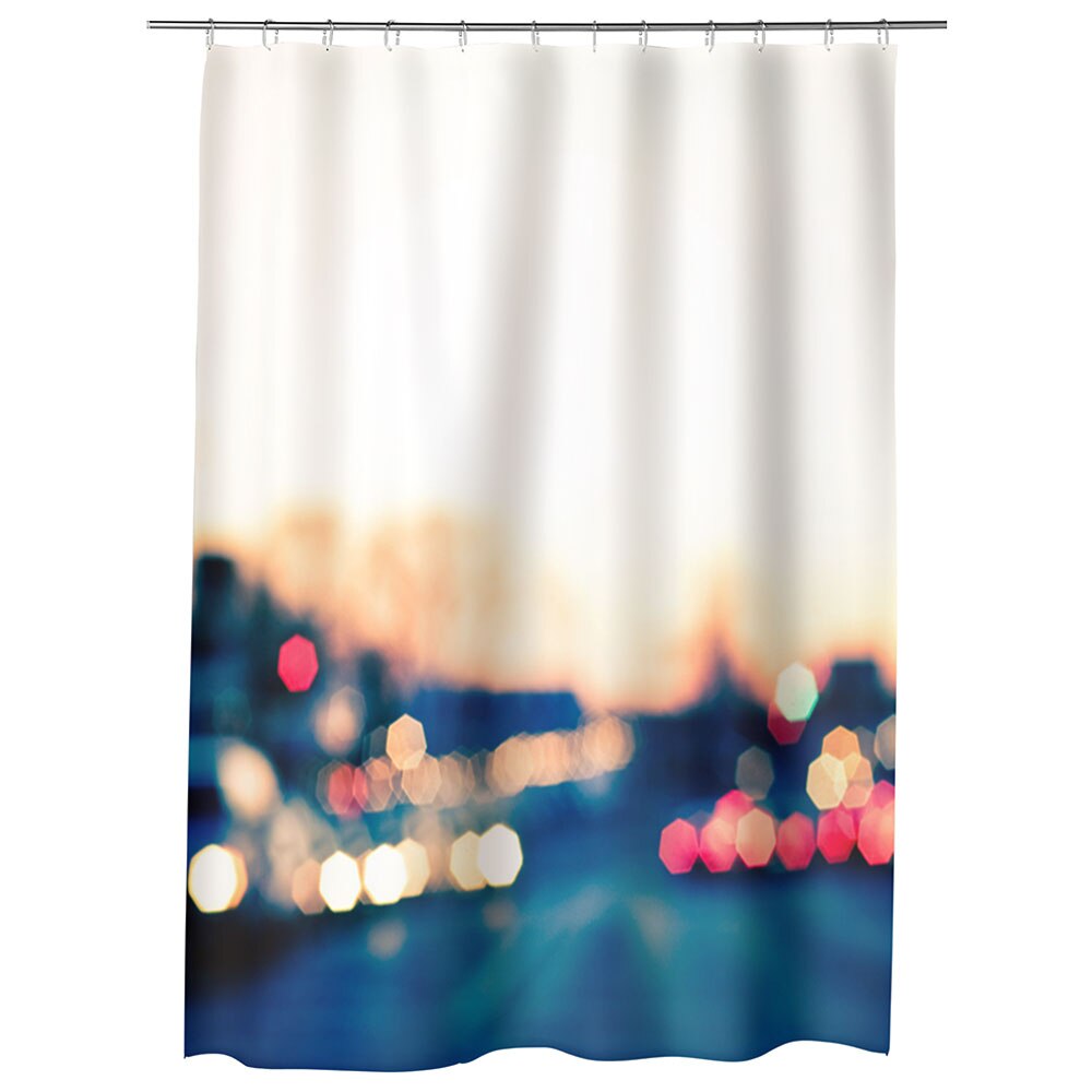 Perdea Dus, Cada, pentru Baie, Heartwork, Difuz, Model Multicolor, Decoratiuni Baie, 150 x 200 cm
