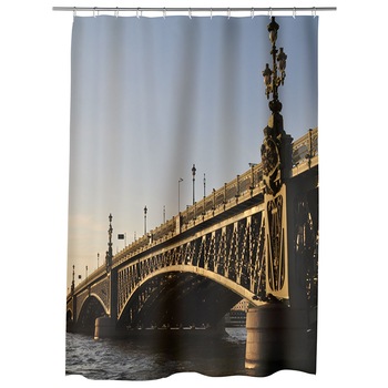 Perdea Dus, Cada, pentru Baie, Heartwork, Pod in Saint Petersburg Rusia, Model Multicolor, Decoratiuni Baie, 150 x 200 cm Perdea Dus, Cada, pentru Baie, Heartwork, Pod in Saint Petersburg Rusia, Model Multicolor, Decoratiuni Baie, 150 x 200 cm