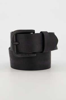 Replay, Curea de piele cu catarama cu aspect mat, Negru, 85 CM Standard Replay, Curea de piele cu catarama cu aspect mat, Negru, 85 CM Standard