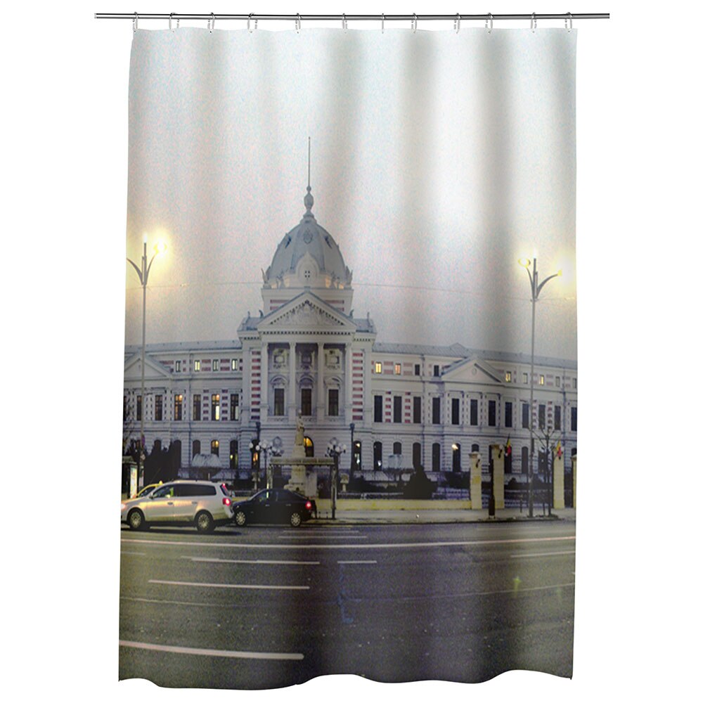 Perdea Dus, Cada, pentru Baie, Heartwork, Spitalul Coltea Bucuresti, Model Multicolor, Decoratiuni Baie, 150 x 200 cm