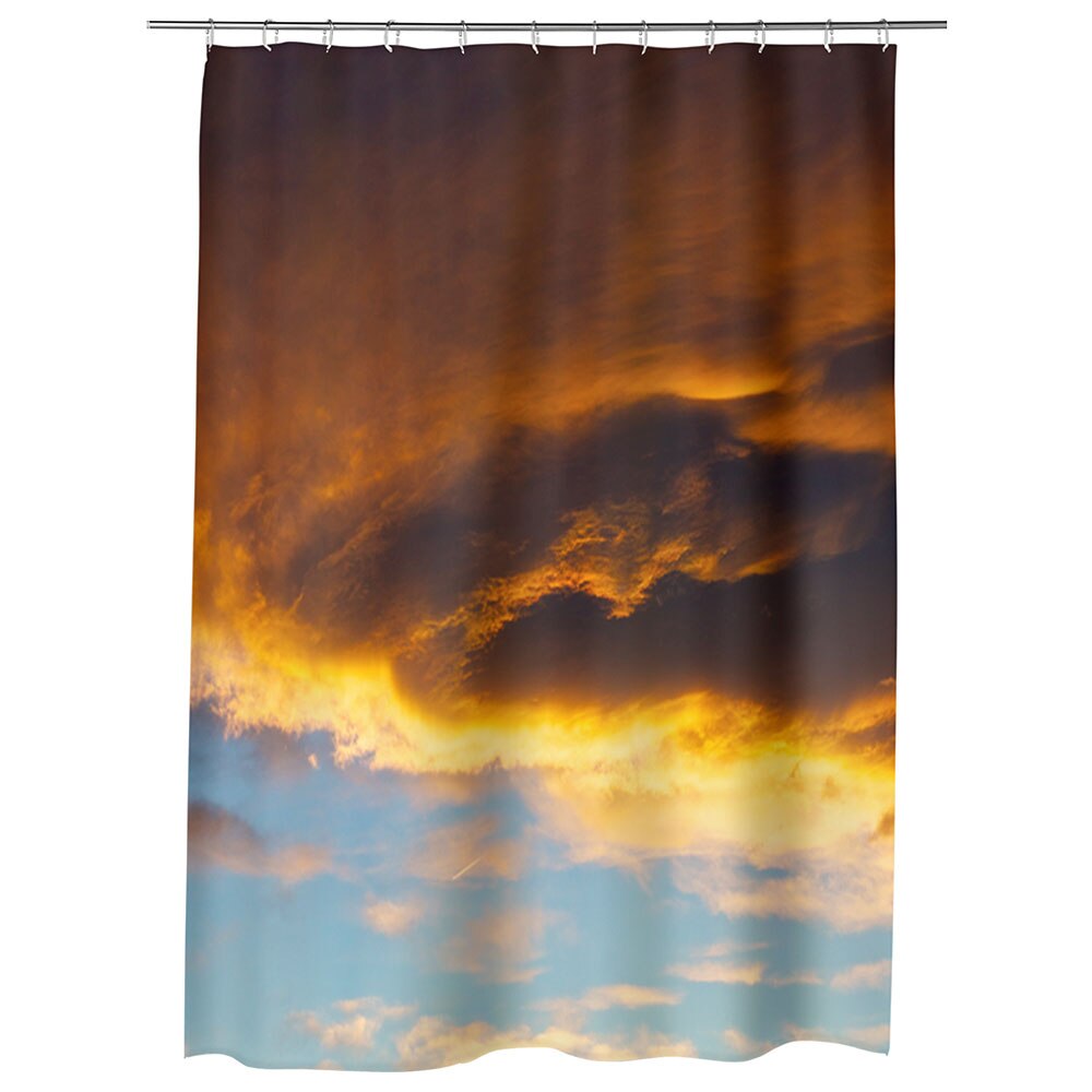 Perdea Dus, Cada, pentru Baie, Heartwork, Va ploua, Model Multicolor, Decoratiuni Baie, 150 x 200 cm