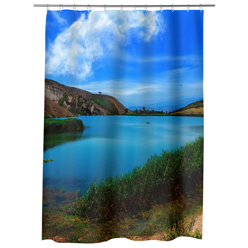 Perdea Dus, Cada, pentru Baie, Heartwork, Lac cristalin, Model Multicolor, Decoratiuni Baie, 150 x 200 cm