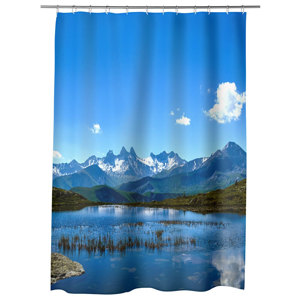 Perdea Dus, Cada, pentru Baie, Heartwork, Nor singuratic, Model Multicolor, Decoratiuni Baie, 150 x 200 cm