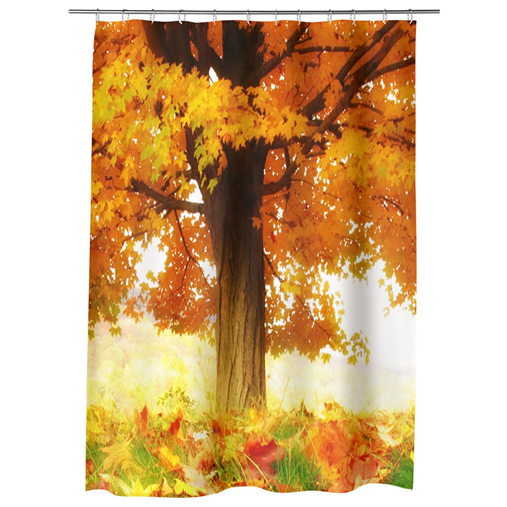 Perdea Dus, Cada, pentru Baie, Heartwork, La umbra copacului, Model Multicolor, Decoratiuni Baie, 150 x 200 cm