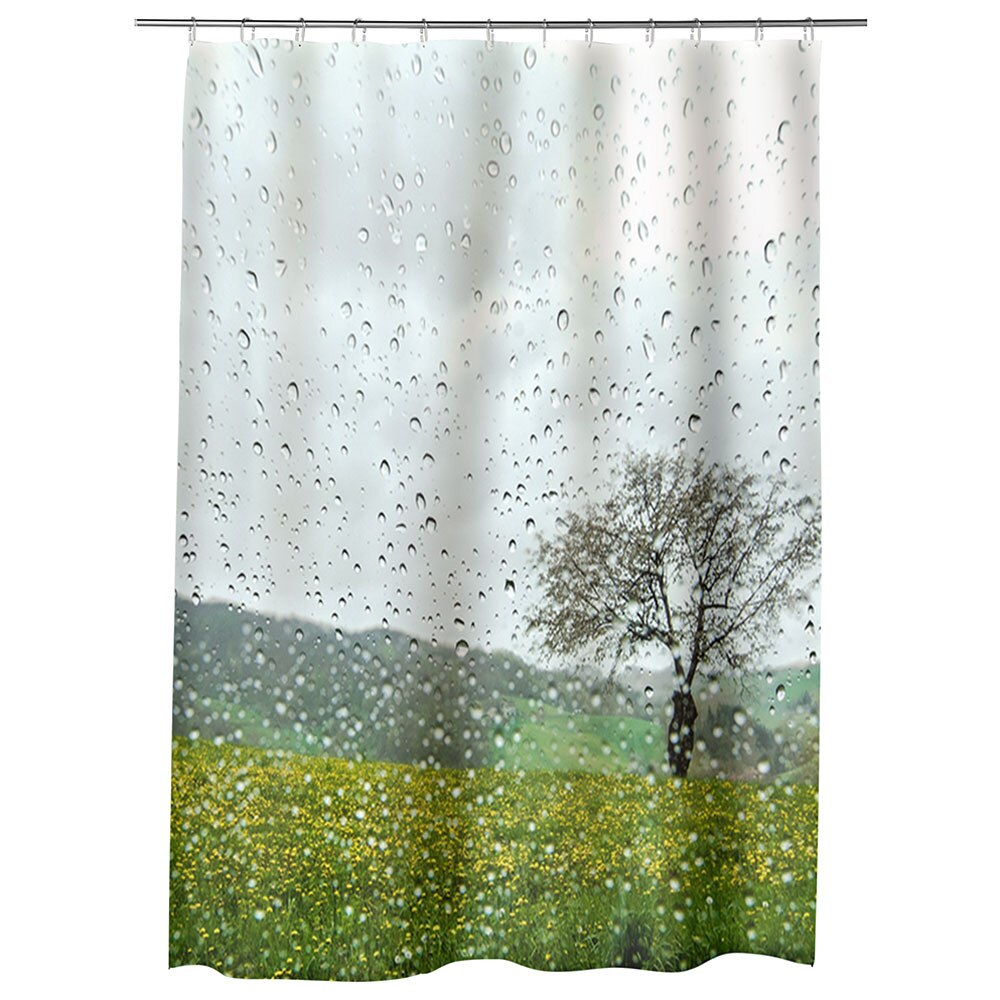 Perdea Dus, Cada, pentru Baie, Heartwork, Plouat, Model Multicolor, Decoratiuni Baie, 150 x 200 cm