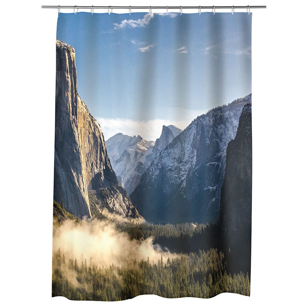 Perdea Dus, Cada, pentru Baie, Heartwork, Stanci, Model Multicolor, Decoratiuni Baie, 150 x 200 cm