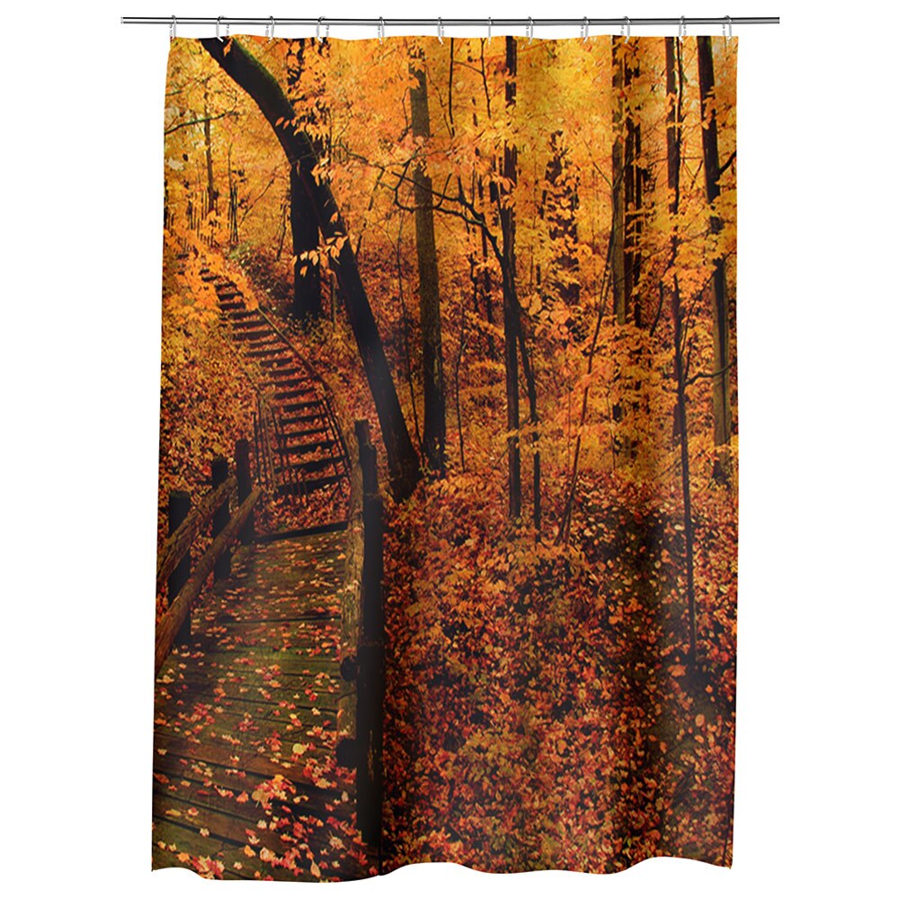 Perdea Dus, Cada, pentru Baie, Heartwork, Ruginiu, Model Multicolor, Decoratiuni Baie, 150 x 200 cm