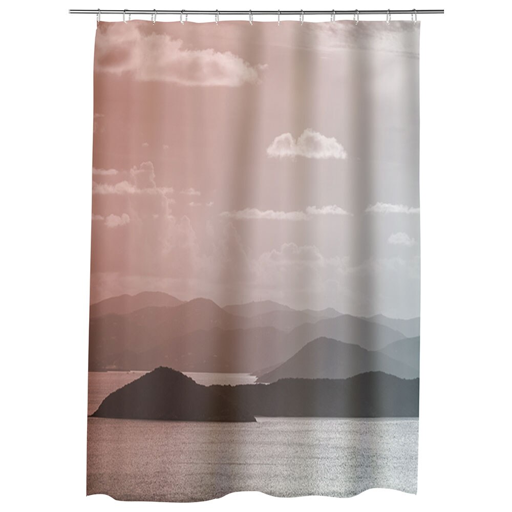 Perdea Dus, Cada, pentru Baie, Heartwork, Insulite, Model Multicolor, Decoratiuni Baie, 150 x 200 cm