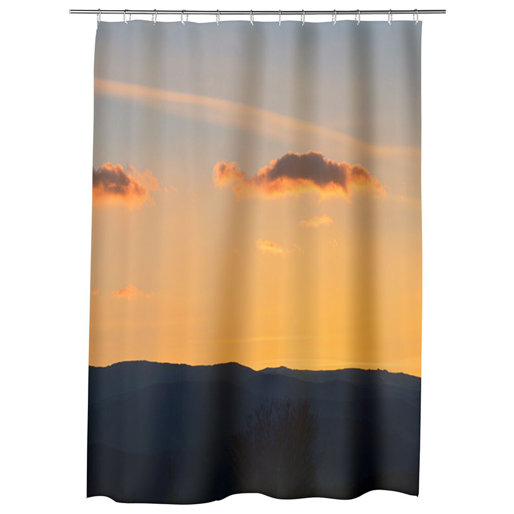 Perdea Dus, Cada, pentru Baie, Heartwork, Curse de nori, Model Multicolor, Decoratiuni Baie, 150 x 200 cm