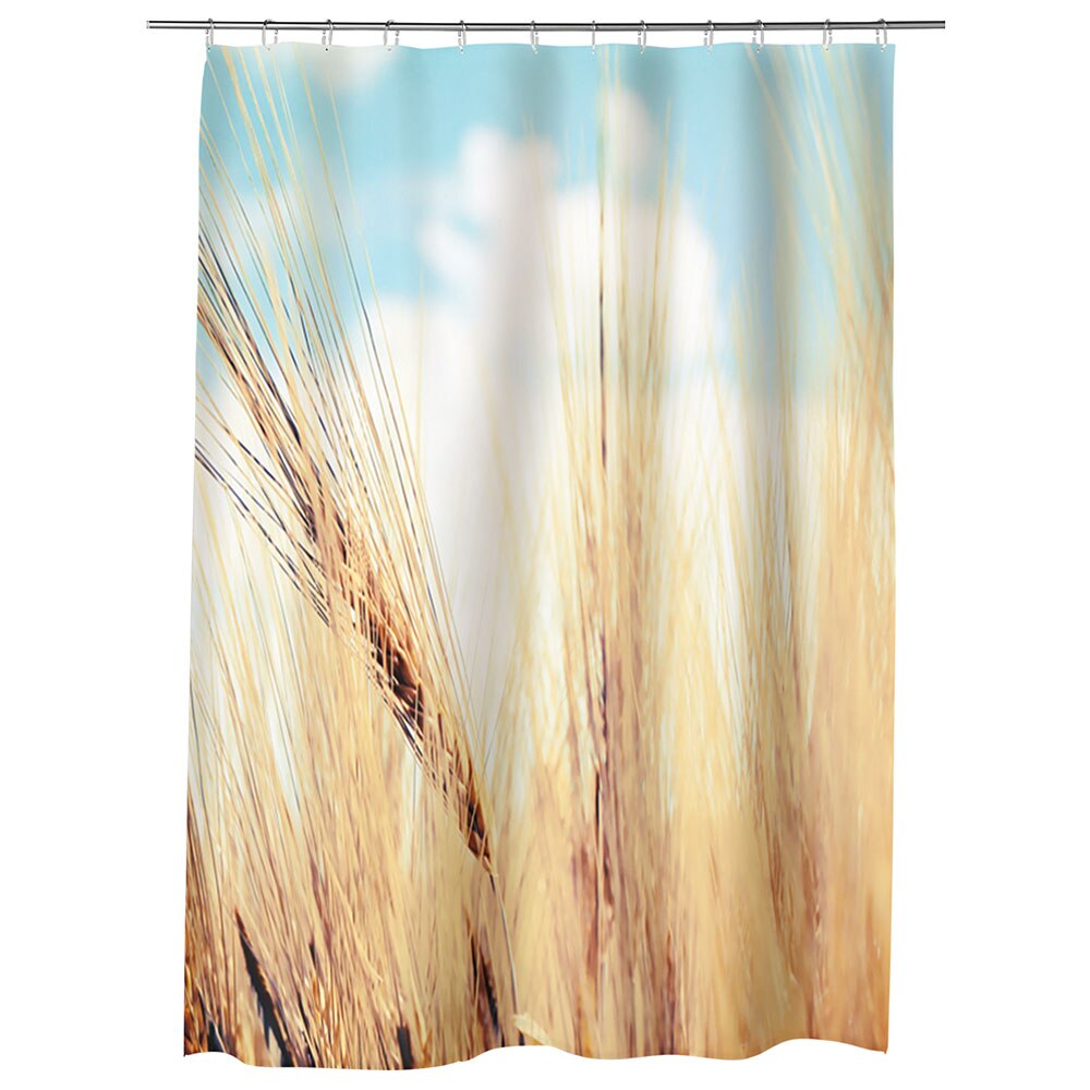 Perdea Dus, Cada, pentru Baie, Heartwork, Paie, Model Multicolor, Decoratiuni Baie, 150 x 200 cm