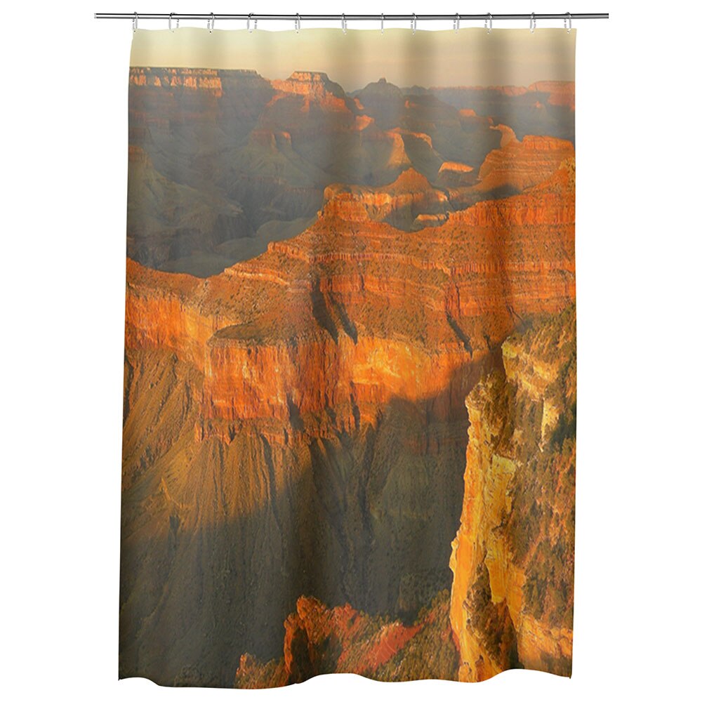 Perdea Dus, Cada, pentru Baie, Heartwork, Canion, Model Multicolor, Decoratiuni Baie, 150 x 200 cm