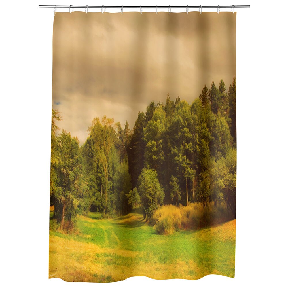 Perdea Dus, Cada, pentru Baie, Heartwork, Depresiune, Model Multicolor, Decoratiuni Baie, 150 x 200 cm