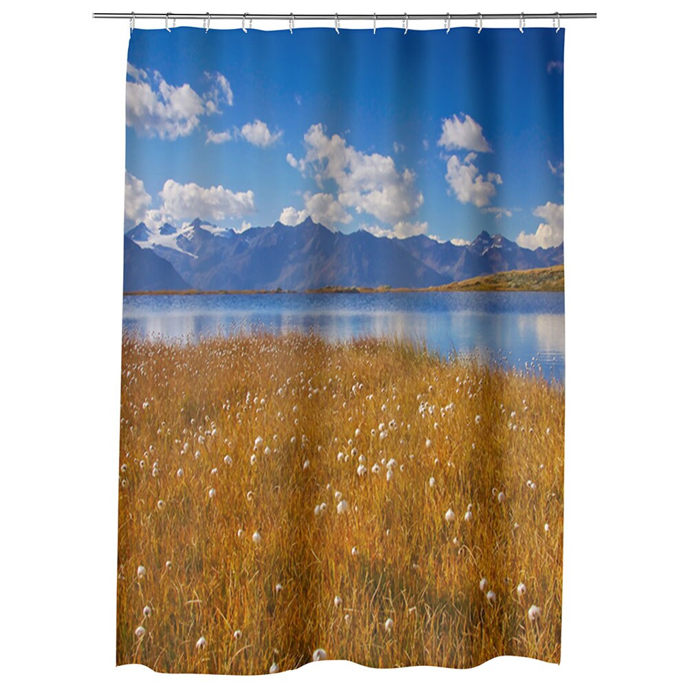 Perdea Dus, Cada, pentru Baie, Heartwork, Mal, Model Multicolor, Decoratiuni Baie, 150 x 200 cm