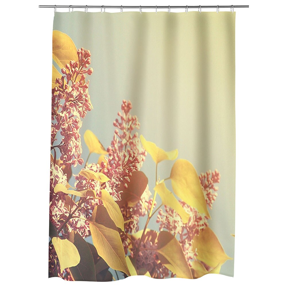 Perdea Dus, Cada, pentru Baie, Heartwork, Lilieci, Model Multicolor, Decoratiuni Baie, 150 x 200 cm